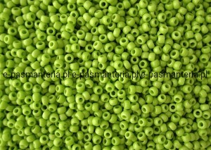 koraliki szklane okrągłe TOHO TR-11 kol. 44/jasna zieleń  2,1mm 10g              