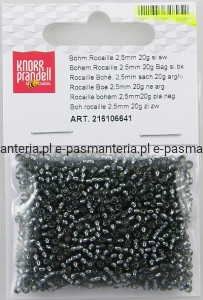 koraliki szklane 2,5mm kol stare srebro 20g 216106641