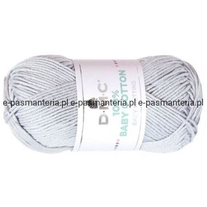 WŁÓCZKA DMC BABY COTTON 100% kol. 757 / jasny popielaty