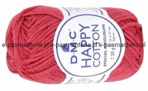 włóczka HAPPY COTTON DMC 754 / malinowy
