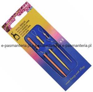 igły do wełny z uszkiem PONY 61001 .