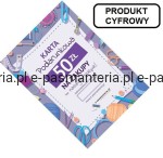 karta podarunkowa  cyfrowa 50zł