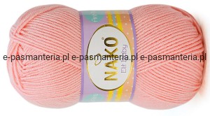 WŁÓCZKA ANTI-PILLING NAKO ELIT BABY 100 kol. 6165 pudrowy róż 