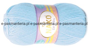 WŁÓCZKA ANTI-PILLING NAKO ELIT BABY 100 kol. 4687 błękitny+