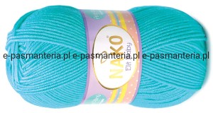 WŁÓCZKA ANTI-PILLING NAKO ELIT BABY 100 kol. 3323 turkusowy+