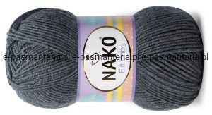 WŁÓCZKA ANTI-PILLING NAKO ELIT BABY 100 kol. 790 ciemny popielaty