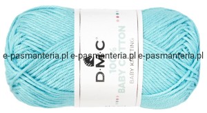 WŁÓCZKA DMC BABY COTTON 100% kol. 785 / jasny turkus