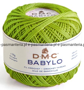 DMC BABYLO 5 kol. 907 jasny zielony  50gr /133 m. 