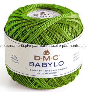 DMC BABYLO 5 kol. 906 zielony  50gr /133 m.
