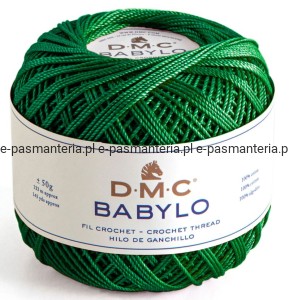 DMC BABYLO 5 kol. 699 zieleń butelkowa  50gr /133 m.