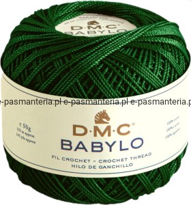 DMC BABYLO 5 kol. 890 ciemna zieleń butelkowa 50gr /133 m.