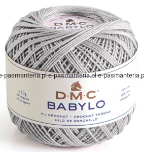 DMC BABYLO 5 kol. 415 popielaty  50gr /133 m.