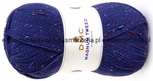 włóczka MAGNUM TWEED DMC kol. 732 / chabrowy  400gr