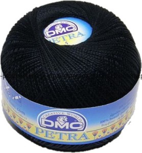petra 5" DMC kol. 5310 czarny