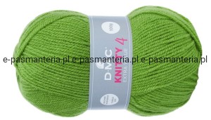 WŁÓCZKA DMC KNITTY 4 KOL. 699 / CIEPŁY ZIELONY