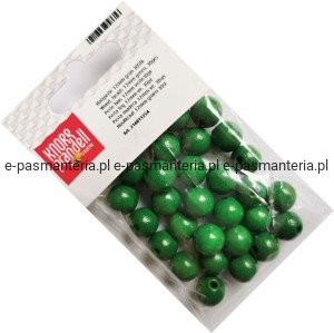 korale drewniane fi 12mm 30szt zielone KNORR 21-6011254