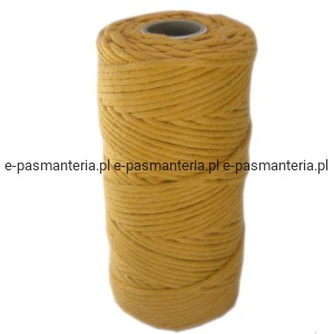 Sznurek do makramy 3mm 100mb kol. 21 Miodowy