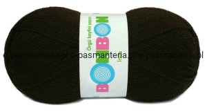 włóczka Bonbon Ince 100gr kol. 98582 / ciemny brąz 