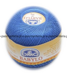 DMC babylo 20 kol. 482 niebieski 50gr/367mb
