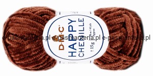 WŁÓCZKA HAPPY CHENILLE DMC kol. 28 brązowy