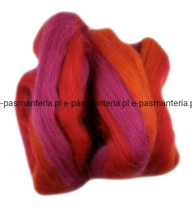 wełna owcza do filcowania,kolor 1152 - melanż południowo-amerykańska