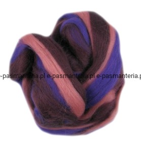 wełna owcza do filcowania,kolor 1165 - melanż południowo-amerykańska 