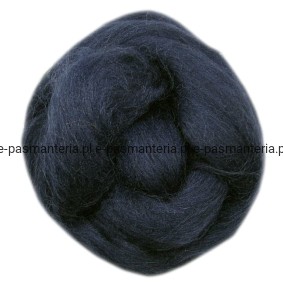wełna owcza do filcowania 25"- kolor 1541 (granat)  południowo-amerykańska