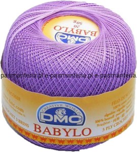 DMC babylo 10 kol.  210 fioletowy 50 gr. / 267 m.
