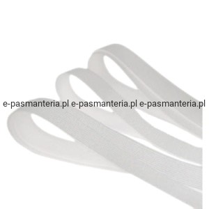 Guma tkana płaska 50mm kol. biały
