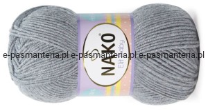 WŁÓCZKA ANTI-PILLING NAKO ELIT BABY 100 kol. 195 popielaty