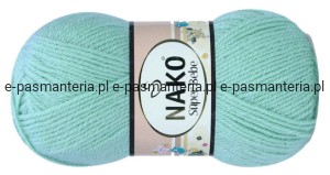 włóczka  NAKO SUPER  BEBE 50g kolor: 10482 / lazurowy