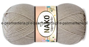 włóczka  NAKO SUPER  BEBE 50g kolor: 1199 / beżowy