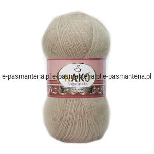 Włóczka NAKO ANGORA LUKS 100g kolor: 10344/ szary ciepły beż
