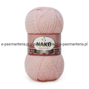 Włóczka NAKO ANGORA LUKS 100g kolor: 21356/różowy melanż