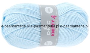 WŁÓCZKA DMC KNITTY 4 KOL.854 / JASNY BŁĘKITNY