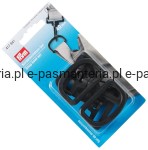 karabińczyk + półkola platikowe /kpl x 2szt 40mm PRYM 417941 .