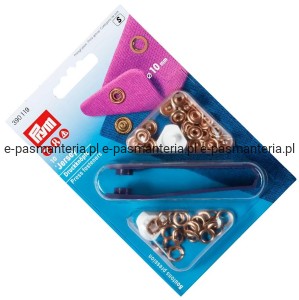 nappy do jerseyu 10mm mosiądz 10szt PRYM 390119 .