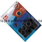 oczka do tkanin,jeansu fi 14mm czarne 10szt  PRYM 541384 .