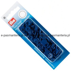 napy plastikowe COLOR SNAPS  fi 12,4mm PRYM 393158 granatowe