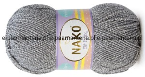 WŁÓCZKA ANTI-PILLING NAKO ELIT BABY 100 kol. 21353 biało-czarny