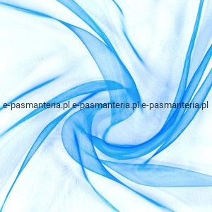 Organza szerokość 36cm 9mb kol. błękitny