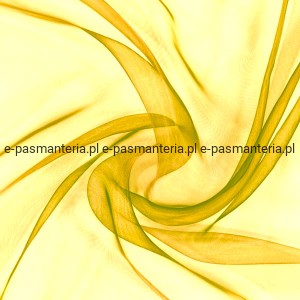 Organza szerokość 36cm 9mb kol. żółty