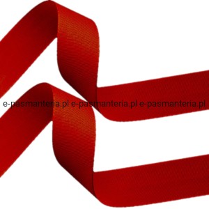 Taśma bawełniana szerokość 40mm kol. czerwony