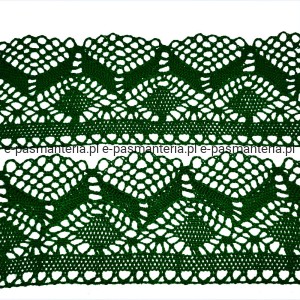 Koronka akrylowa 7,5cm IEMESA kol. zielony butelkowy