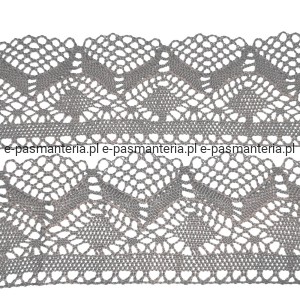 Koronka akrylowa 7,5cm IEMESA kol. popielaty