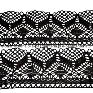 Koronka akrylowa 7,5cm IEMESA kol. czarny