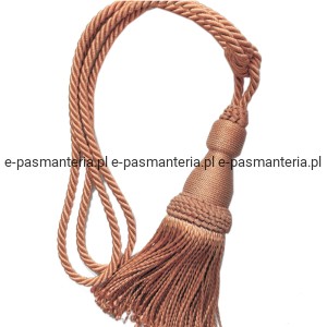 Duży chwost poliestrowy 60cm kol. brudny różowy