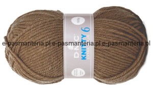 włóczka DMC KNITTY 6 kol. 927 / jasny brązowy
