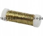 drucik stalowy emaliowany złoty 0,3mm x 80m KNORR  