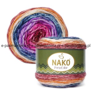 Włóczka Nako Peru Color 100G kol.  32187 .